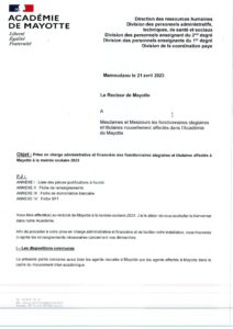 Circulaire de rentrée 2023