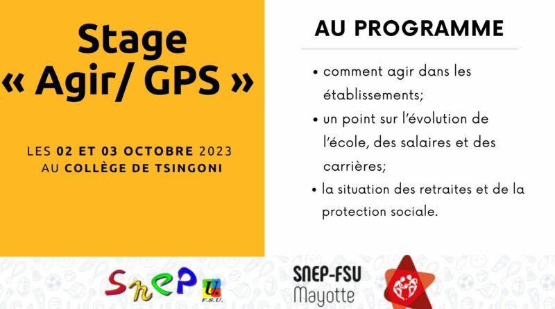 Stage syndical 2023-2024